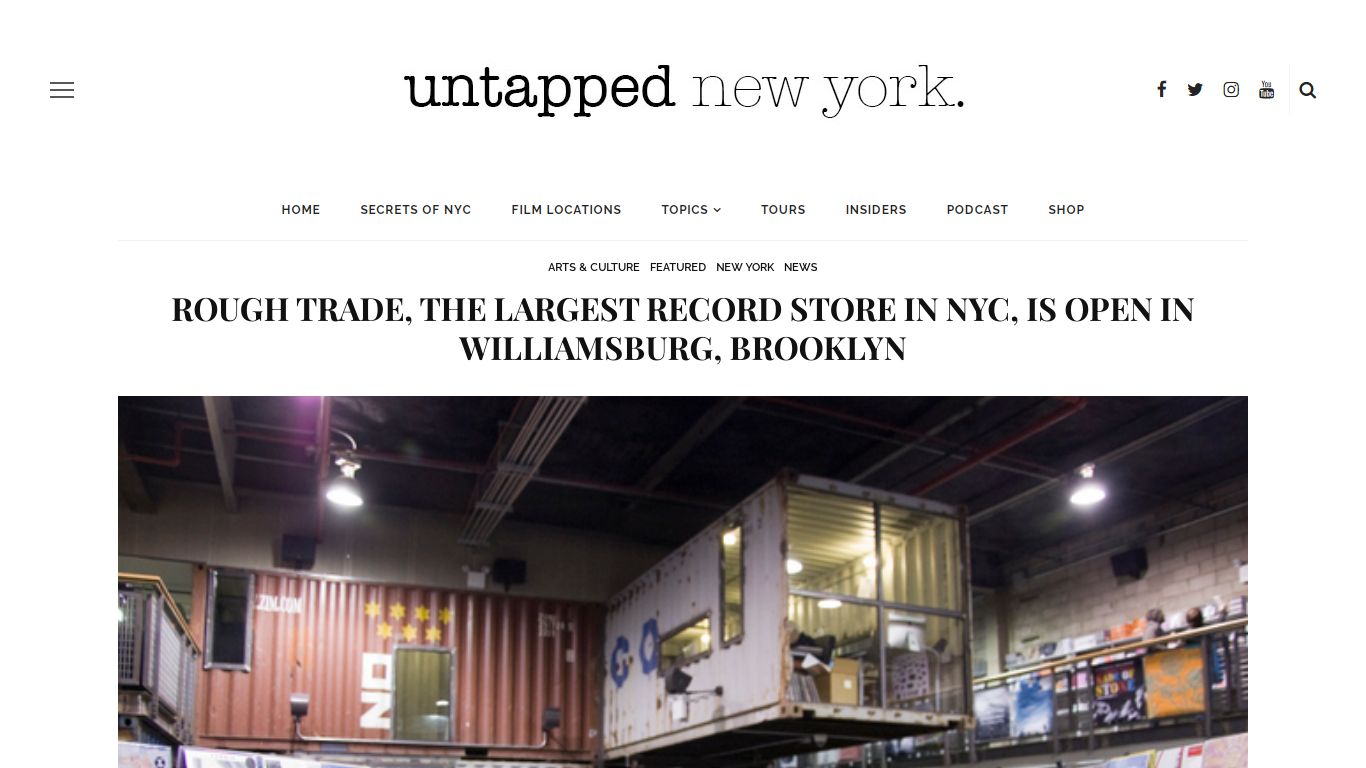 Rough Trade, the Largest Record Store in NYC, Is Open in Williamsburg ...